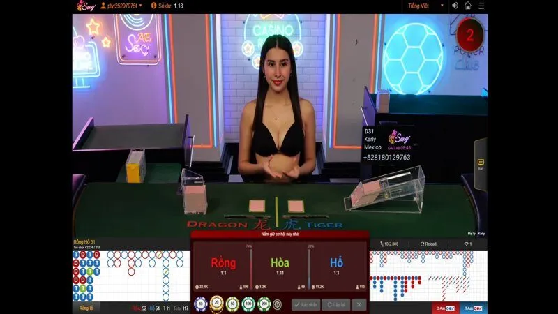 Tổng hợp các game cực hot tại Casino HB88