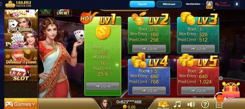 Tổng quan về game casino Teen Patti HB88